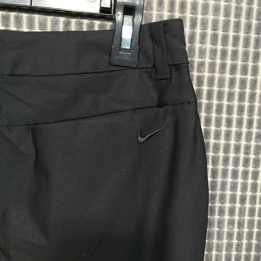 Nike Womens Golf Pants Dri-FIT Slim Fit Size 2 Black‎